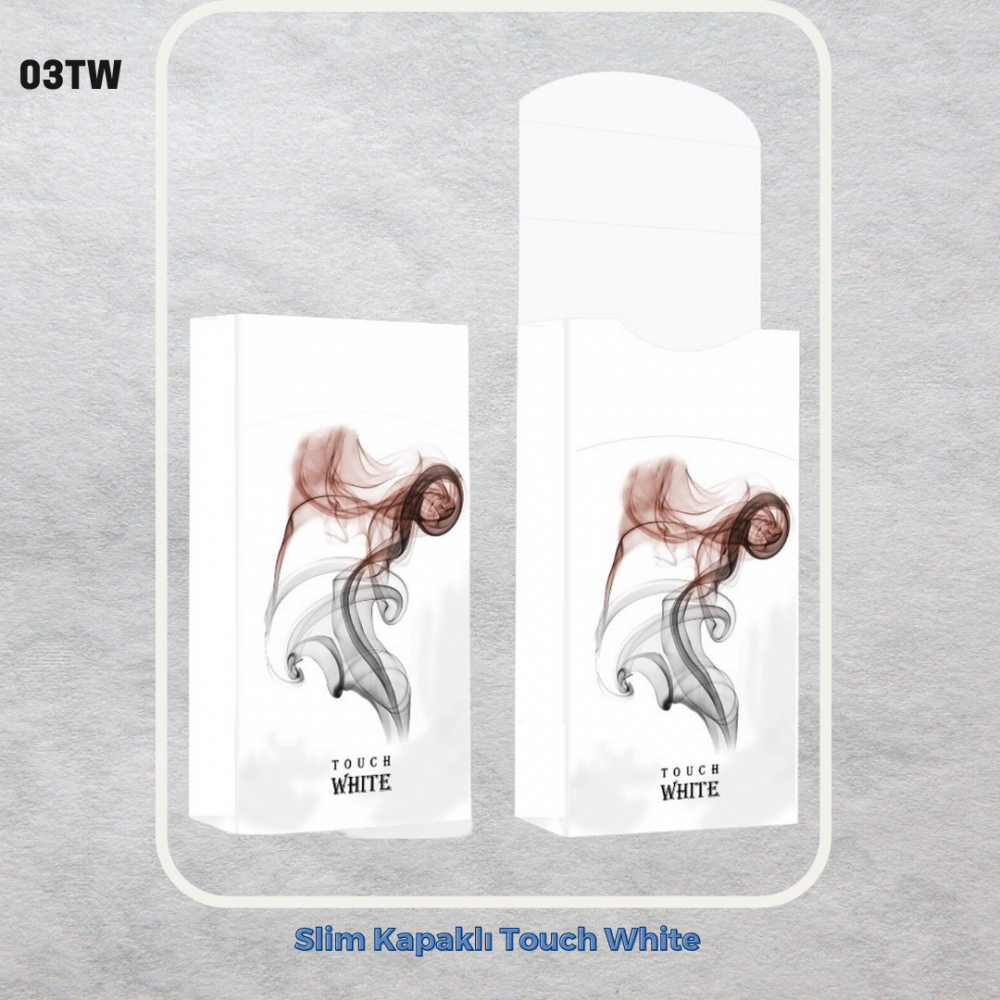 Slim Kapaklı Touch White